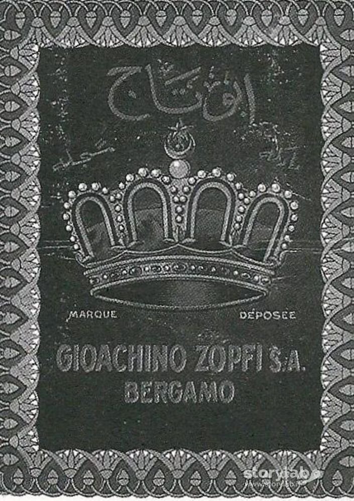 Etichetta Della Zopfi Per L'Arabia Stampato Dalle Arti Grafiche