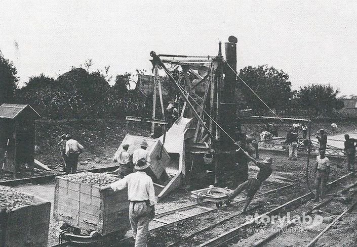 Costruzione Autostrada Bg-Mi 1927