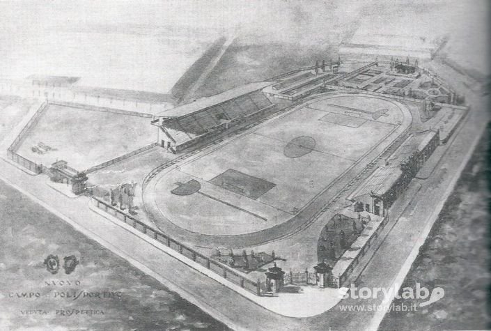 Veduta Prospettica Stadio Brumana 1928