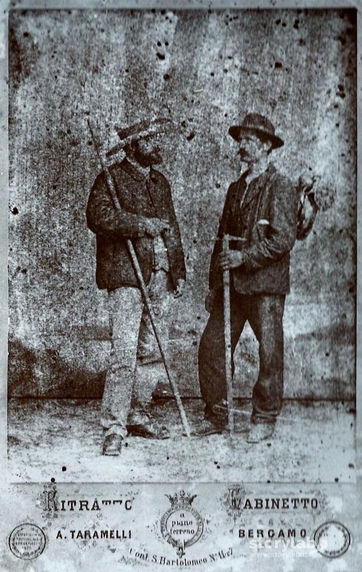 Antonio Baroni Con Emilio Torri Nel 1875