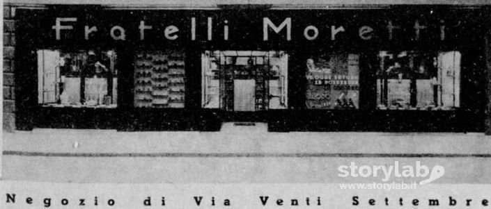 Magazzino Fratelli Moretti Via Xx Settembre 1938