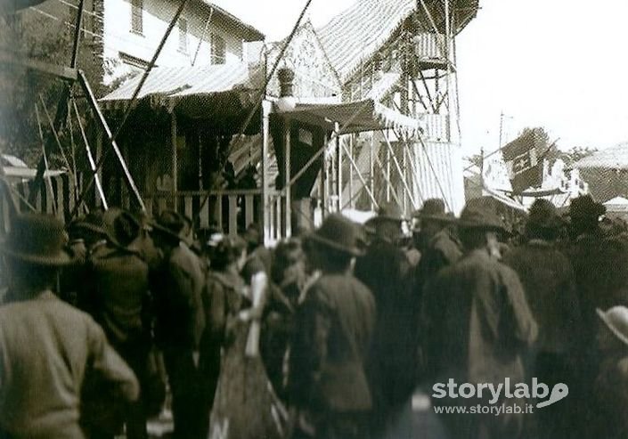 Altalena Americana Alla Fiera 1902