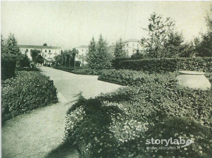 Giardino Clinica Gavazzeni Anni 30