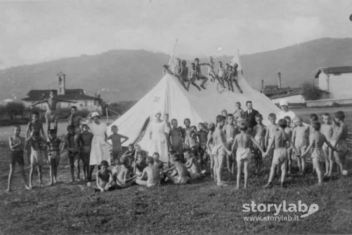 Ex Ippodromo Santa Caterina Con L'Oratorio Della B.V.Del Rosario Della Confraternita Dei Morti 1922