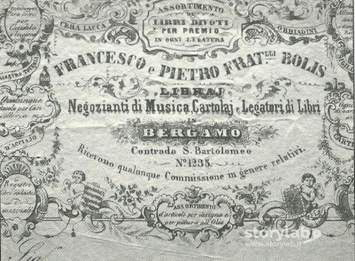 Carta Intestata Libreria Fratelli Bolis