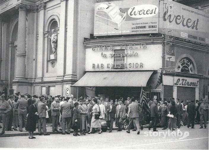 Bar Excelsior In Via Torquato Tasso Anni 50