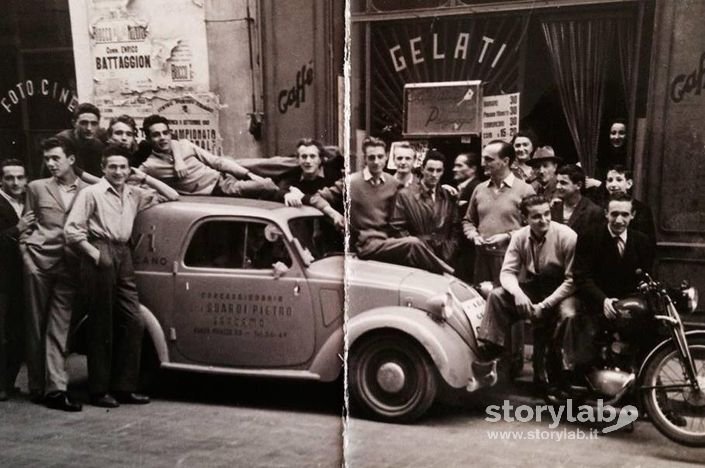 Bar La Bianca In Via Tasso Anni 40