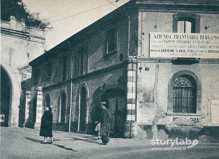 Stazione Inferiore Funicolare Prima Della Sistemazione Attuale