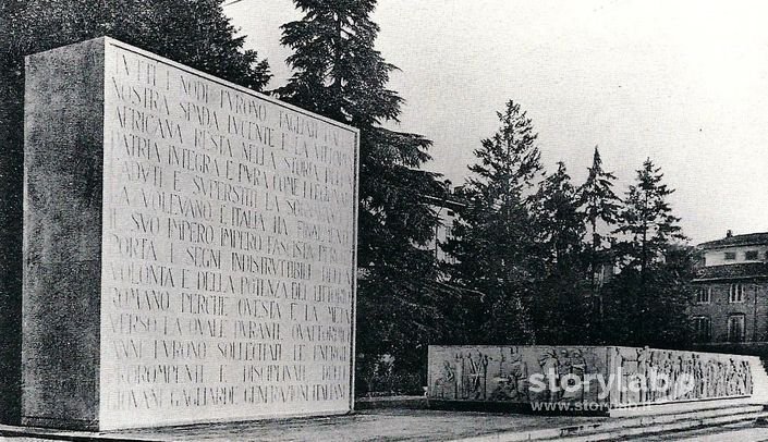 Monumento Ai Caduti Fascisti Distrutto Nel 1945