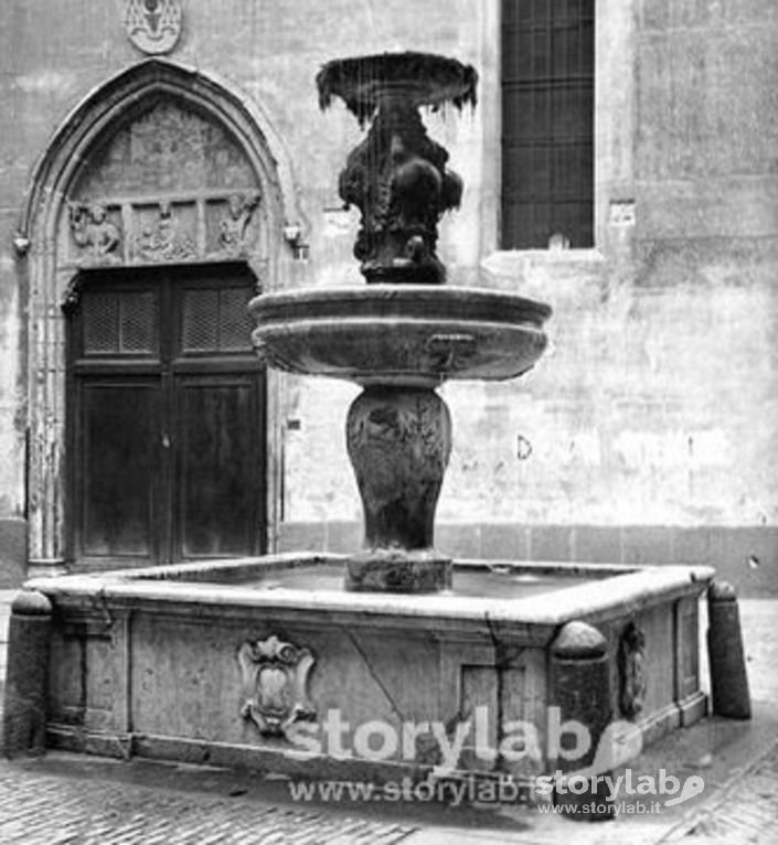 Fontana San Pancrazio 1935 Con Fasci Littori???