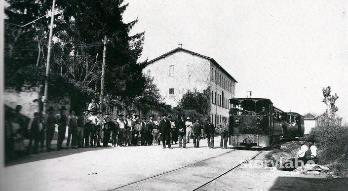 Tramvia Bergamo-Soncino(Fermata Di Ghisalba) 1911