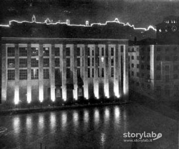 Città alta illuminata 1939
