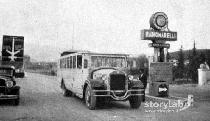 Ingresso dell'Autostrada  anni 30