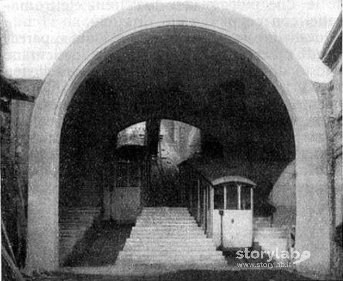 Stazione inferiore della Funicolare anni 20