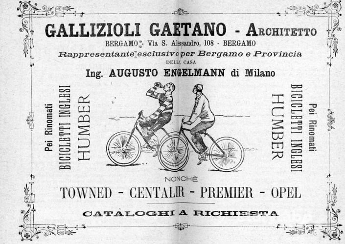Pubblicità biciclette 1895