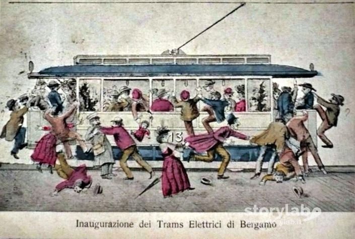 Inaugurazione dei tram elettrici 1898