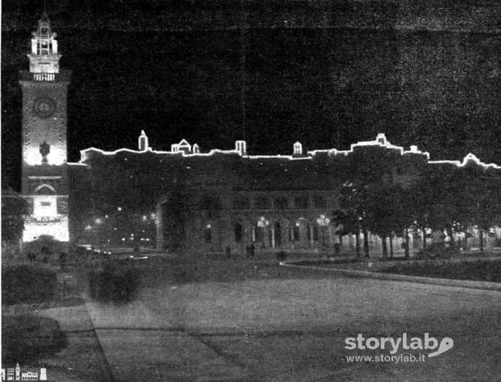 Città Alta illuminata 1938-1939