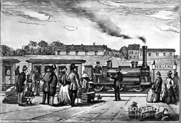 Prima Ferrovia a Bergamo 1837