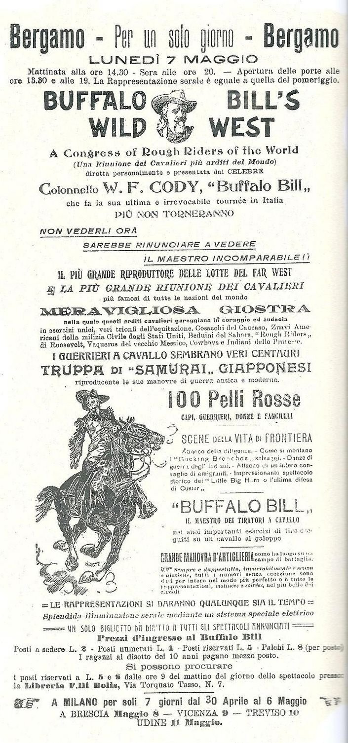 Buffalo Bill a Bergamo 1906