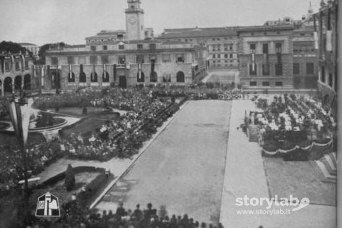 Concerto in Piazza Dante dedicato ai feriti di guerra 1941