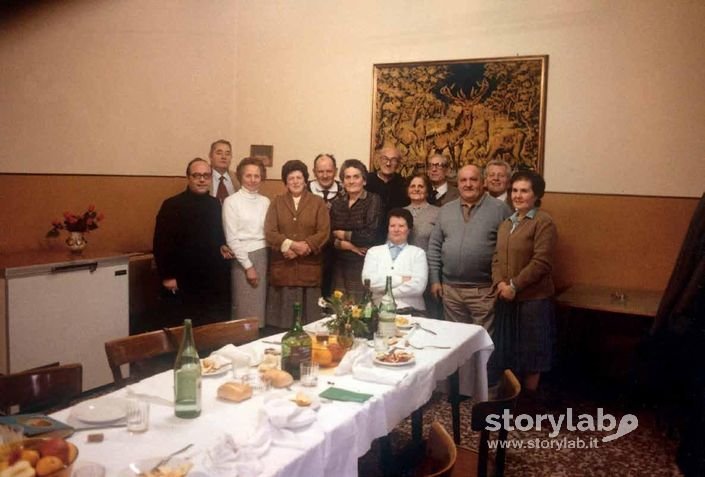 Festa Coscritti 1923 In Oratorio Alla Presenza Di Don Franco Gherardi