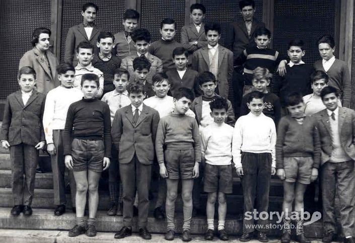 Scuola Media Petteni Bergamo Classe 1H 1955-56 prof Clelia Stucchi