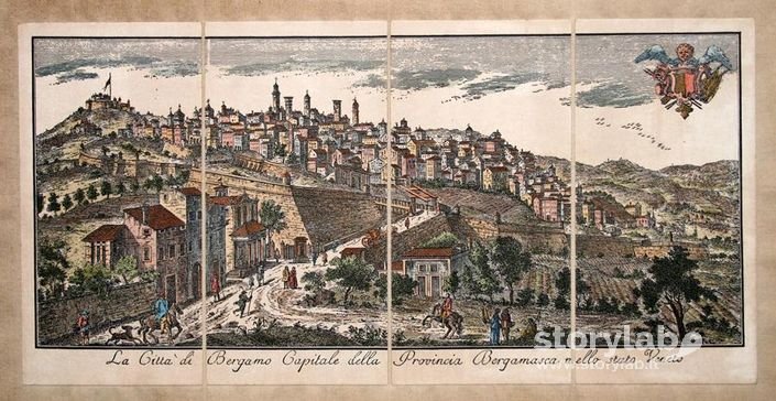 Illustrazione Antica Bergamo