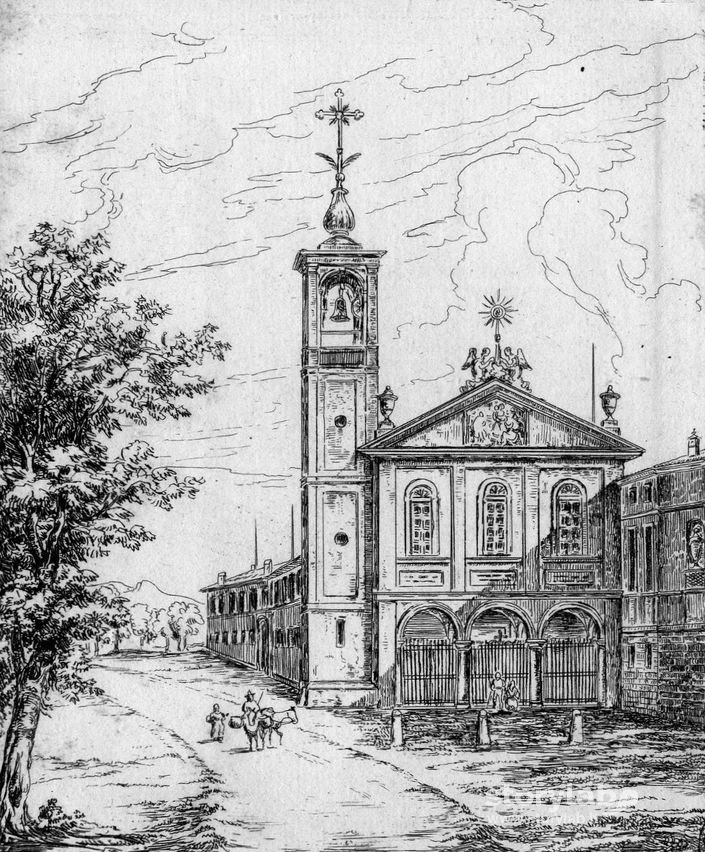 Bergamo Conventino 1841 disegno