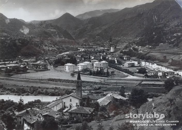 Panoramica di Zogno e Convento di Romacolo