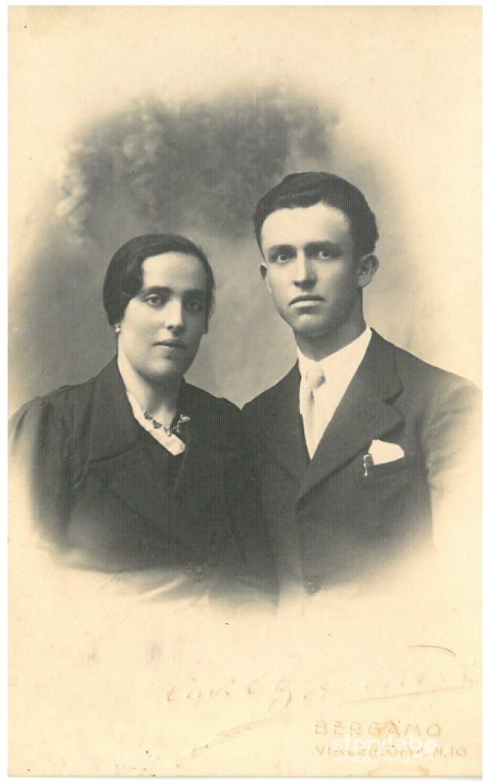 Gesuè Tadè con Emma Vistalli