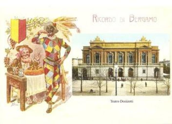 Cartolina Del Teatro Donizetti