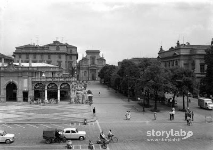  Bergamo, Sentierone. Fine Anni '50 - Inizio Anno '60 