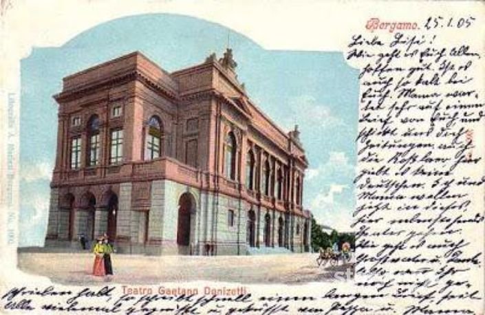 Cartolina Del Teatro Donizetti