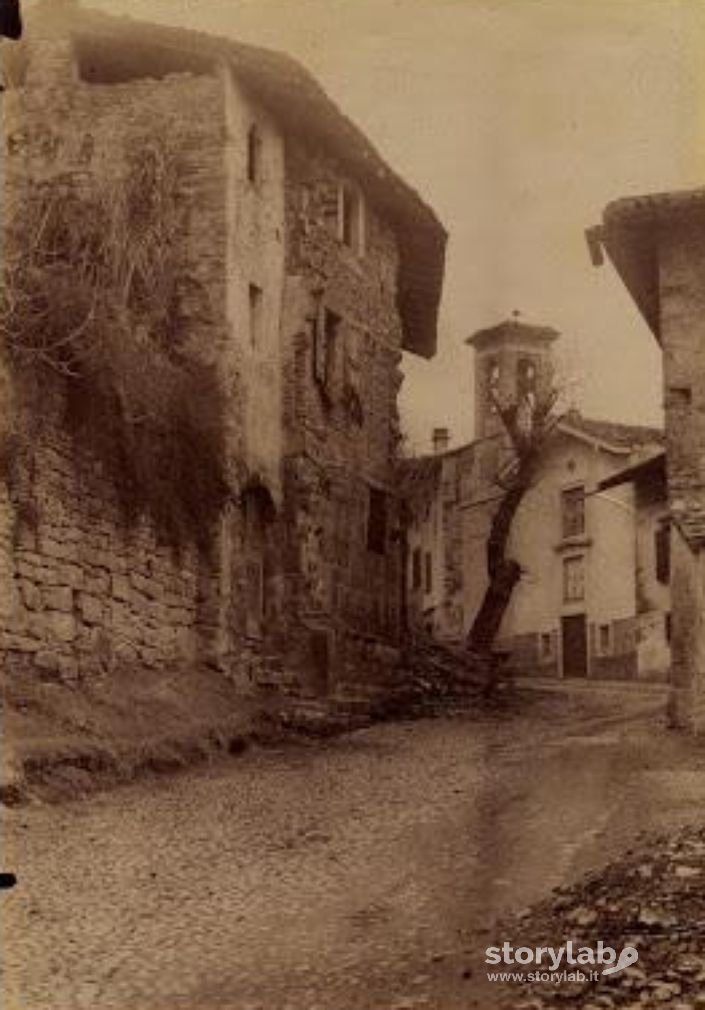 Bergamo, Borgo Canale. Fine Xix Secolo