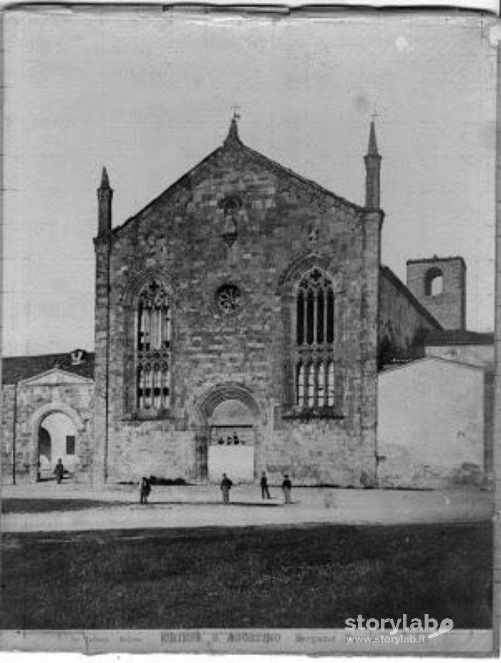 Bergamo, Chiesa Di S. Agostino. Fine Xix Secolo