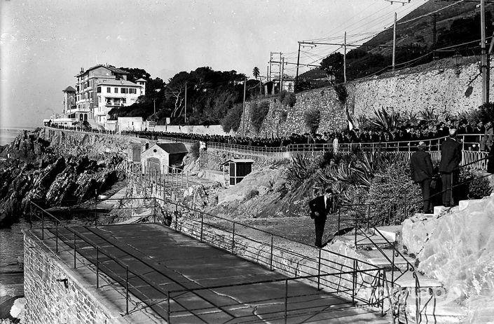 Corteo Funebre Generale Fara 1932 A Nervi (Ge)