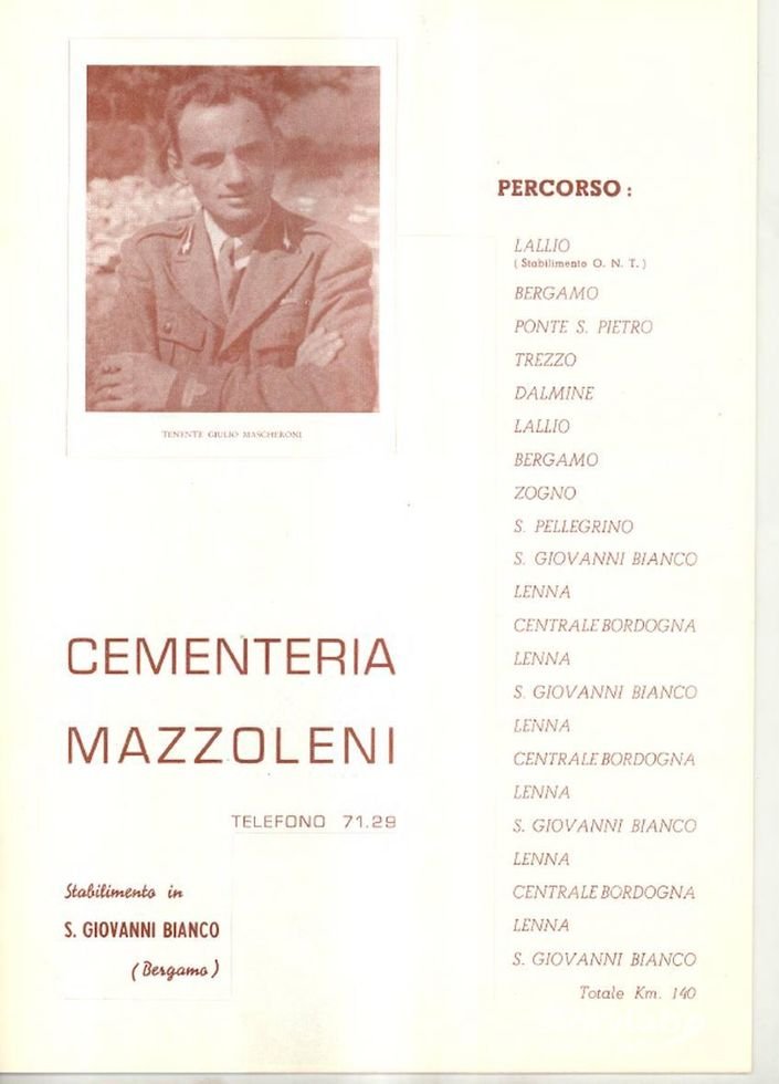 Depliant Corsa ciclistica