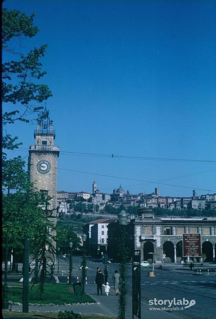 Veduta Di Città Alta Da Porta Nuova