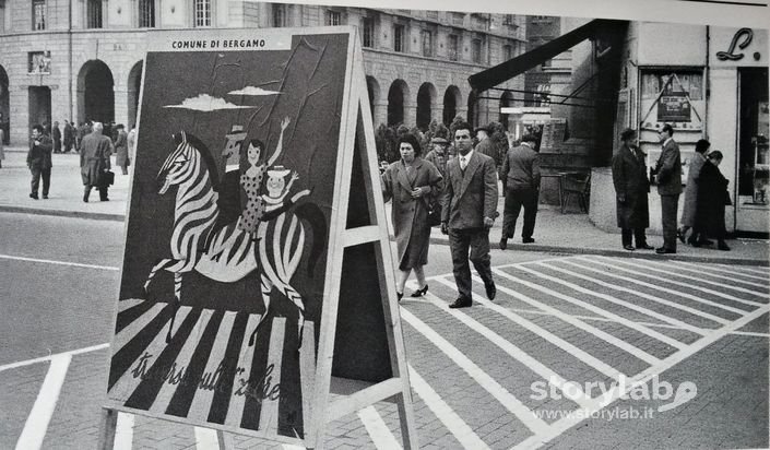 Anni 50, Il Comune Invita A Transitare Sulle Zebre