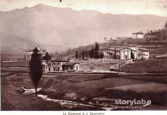 Ponteranica - Sorisole La Stazione E Il Seminario 1954