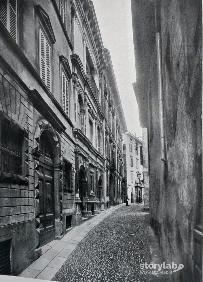 Via Donizetti Prima Delle Demolizioni 1910