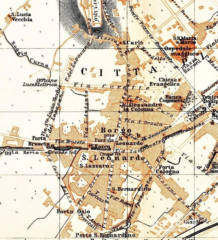 Via Cavette Nel 1911