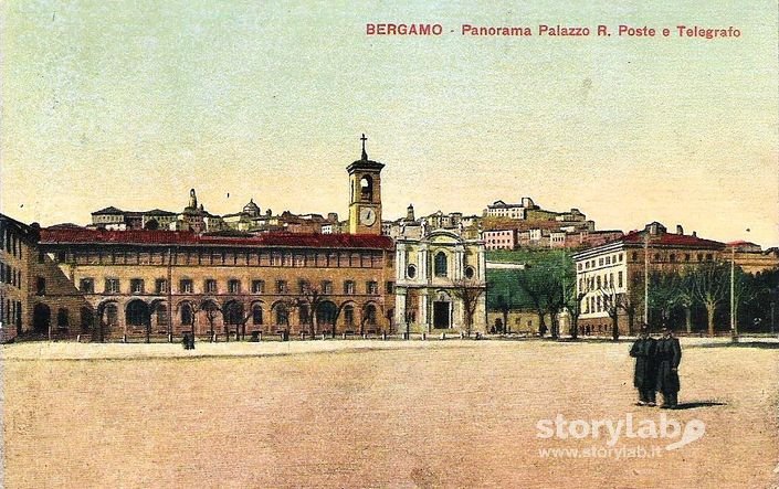 Panorama Palazzo Poste E Telegrafo 1920
