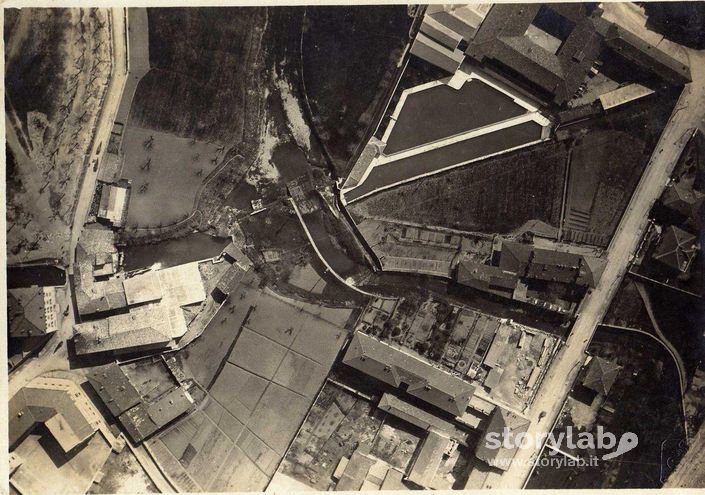 Foto Aerea 1924 Via Suardi