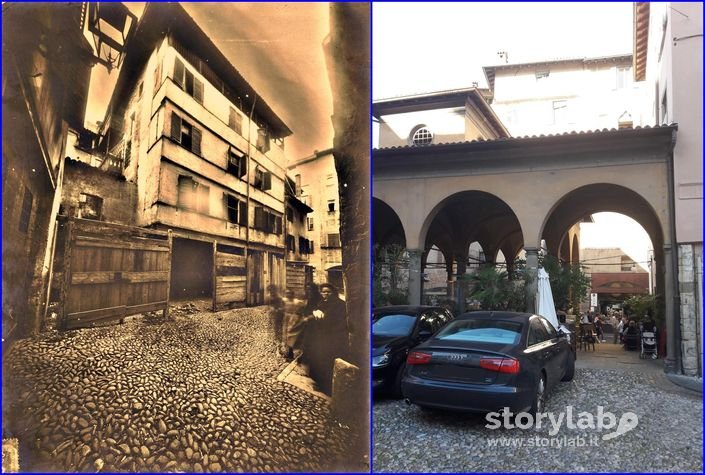 Casa demolita tra Piazza Angelini e via Gombito