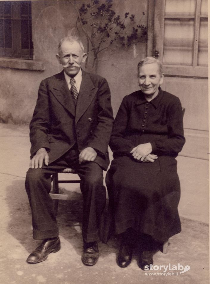 I nonni di una volta. Bigio e Bigia