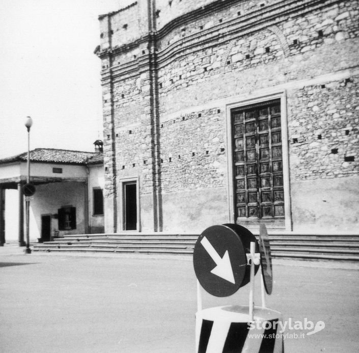 Facciata della chiesa di Mornico