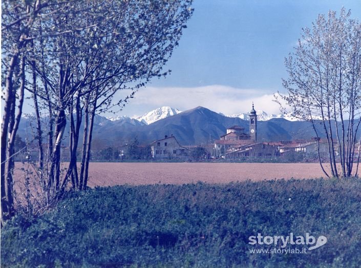 Mornico vista dai campi