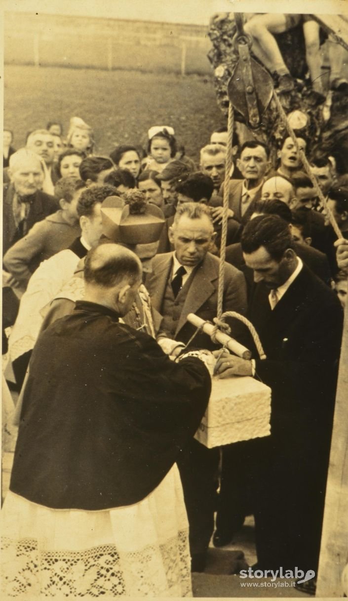 Posa prima pietra oratorio