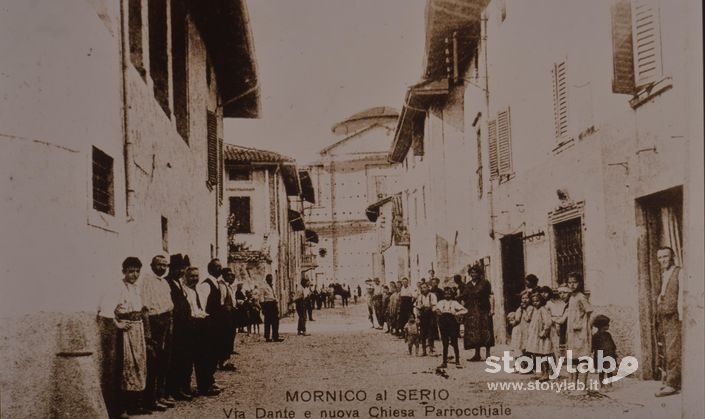 Via Dante e nuova Chiesa Parrocchiale